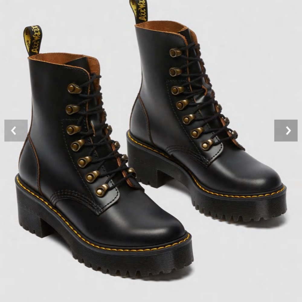 Dr Marten Leona Platform Boots